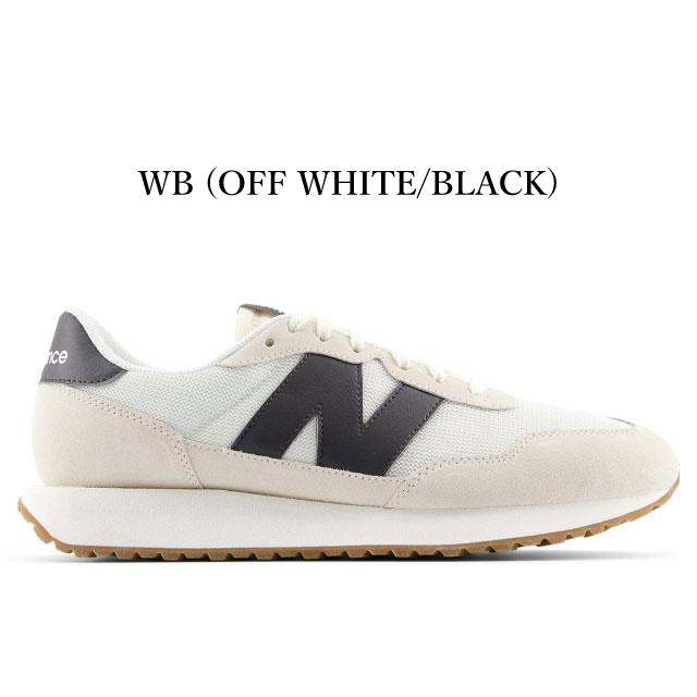 ニューバランス スニーカー メンズ 237 new balance M237 MS237 グレー ホワイト ネイビー ブラック ブルー ビッグNロゴ NB 靴の画像