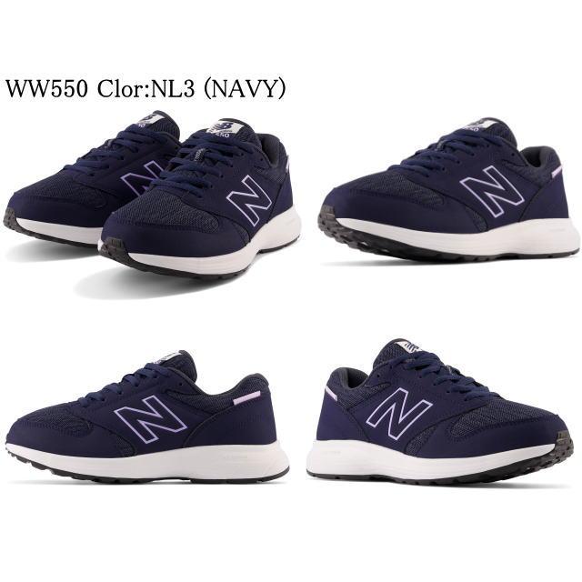 ニューバランス スニーカー レディース 550 ウォーキング WW550 BK4 NV4 GY4 BK3 NV3 GY3 NL3 GM3 BP3 ブラック ネイビー グレー new balance｜facetofacegold｜11