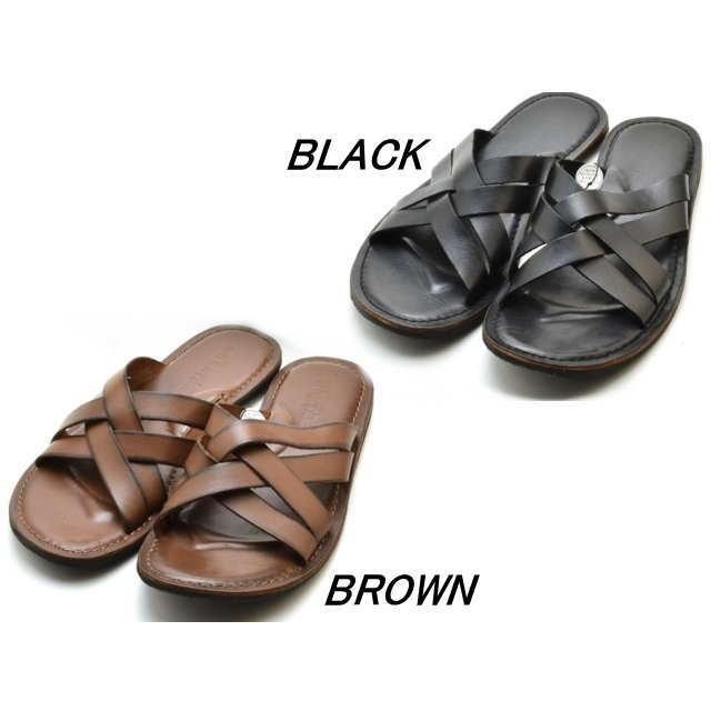 レザーサンダル メンズ OUTNUMBER アウトナンバー 本革 80000 SANDAL