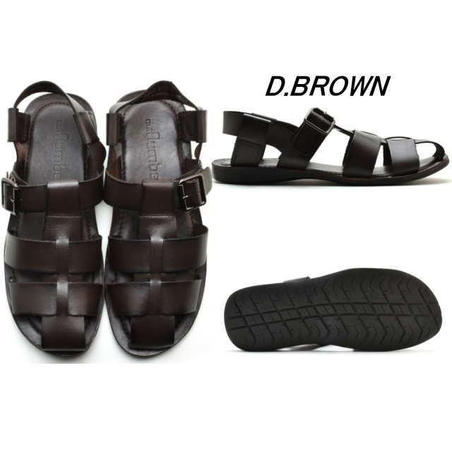 レザーサンダル メンズ OUTNUMBER アウトナンバー 本革 80002 SANDAL