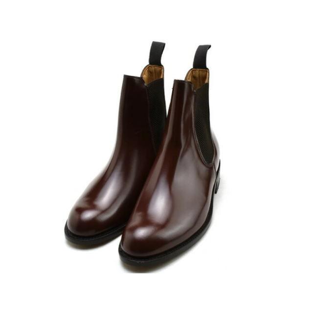 美品　sanders サンダース　サイドゴアブーツ　サイズ6 25cm SANDERS サンダース 靴 サイドゴアブーツ 1864T ブラウン メンズ