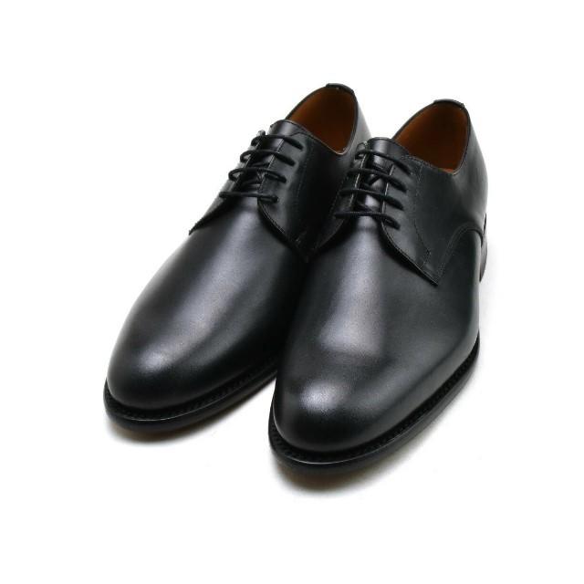 美品✨SANDERSプレーントゥ　ヌバック　サンダース ドレスシューズ 革靴 SANDERS（サンダース） 靴 プレーントゥ SANDERS 2223B ブラック