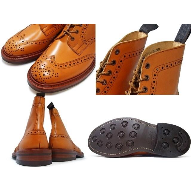 トリッカーズ ウィングチップ m2508 カントリーブーツ モルトン Tricker's MALTON エーコンアンティーク ダイナイトソール トリッカーズの画像