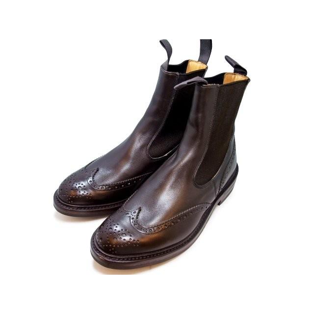 トリッカーズ サイドゴア Tricker's SIDE GORE BOOTS サイドゴアブーツ m2754 ESPRESSO エスプレッソ DAINITE SOLE ダイナイトソール ウィングチップの画像