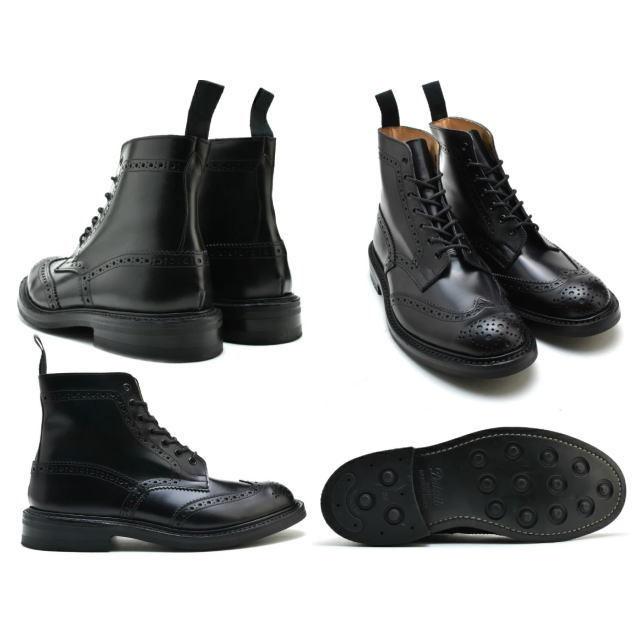 Tricker's（トリッカーズ） ウィングチップ カントリーブーツ m5634