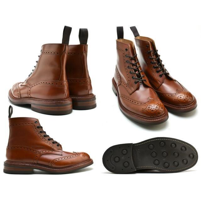Tricker's（トリッカーズ） ウィングチップ カントリーブーツ m5634