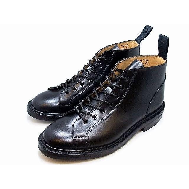 トリッカーズ モンキーブーツ Tricker's MONKY BOOTS m6077 ブラックボックスカーフ ダイナイトソール トリッカーズの画像