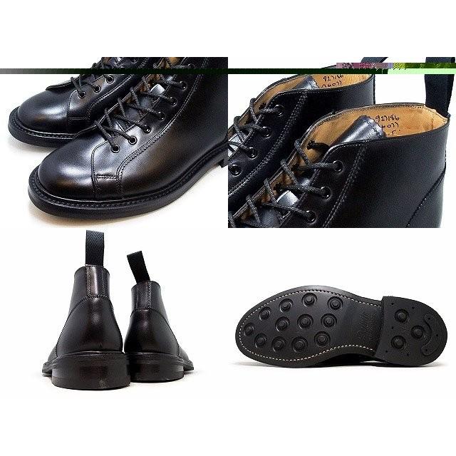 トリッカーズ モンキーブーツ Tricker's MONKY BOOTS m6077 ブラックボックスカーフ ダイナイトソール トリッカーズの画像