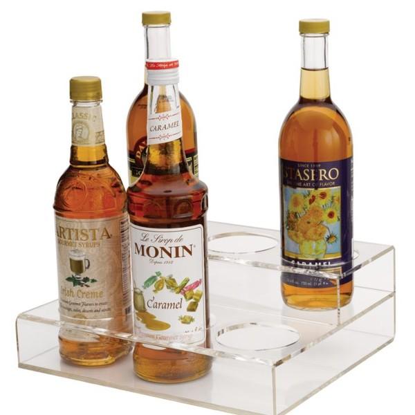 でがらしコーヒー様 リクエスト 6点 まとめ商品★まとめ割適用 エスプレッソサプライ Acrylic 6 Bottle Rack 86206 : コーヒー用品