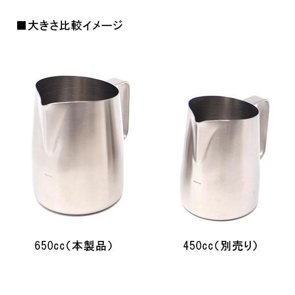 WPM ミルクピッチャー シャープスパウト 650cc ステンレス | ブランド登録なし | 02