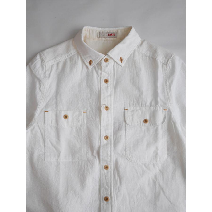 Sorte ソルテ レディース シャツ ブラウス トップス 白シャツ 日本製 襟付き ギンガム チェック ボタンダウン コットン 綿 長袖 レギュラー シャツ Sorte Web Shopping 通販 Yahoo ショッピング