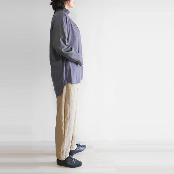 レディース コクーンパンツ テーパードパンツ フルレングス コットン