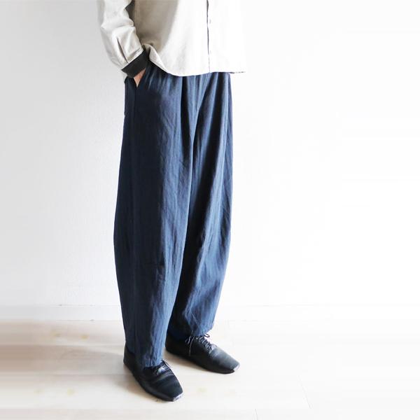 レディース コクーンパンツ ワイドパンツ テーパード コットン 綿