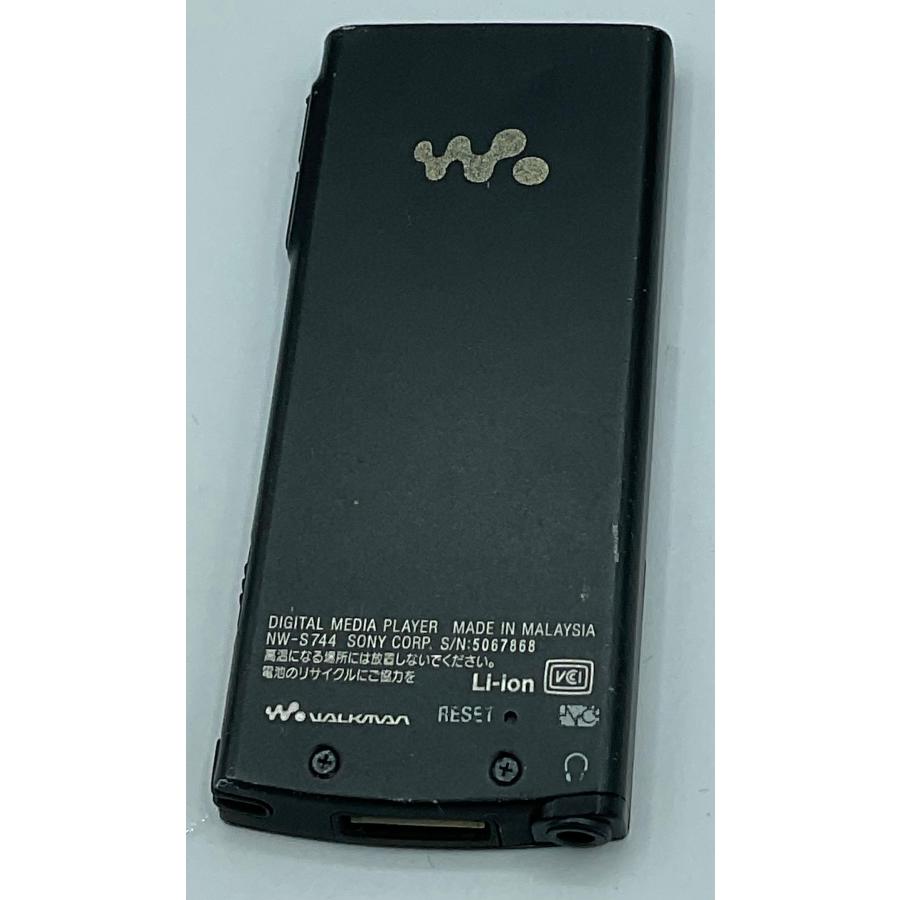 WALKMAN ウォークマン NW-S744 8GB ブラック 動作確認済みジャンク品｜factory-step｜02