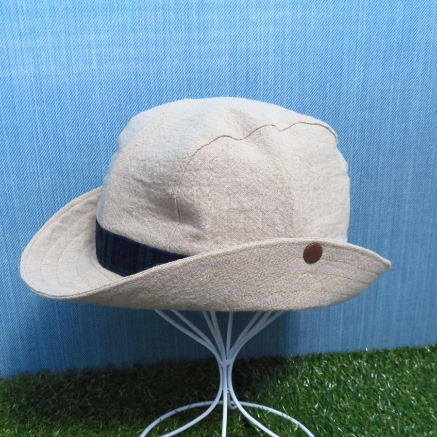 テンガロンハット　リネンとブラックウォッチベルト |  | 02