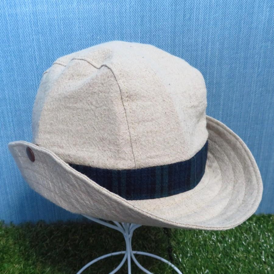 テンガロンハット　リネンとブラックウォッチベルト |  | 04