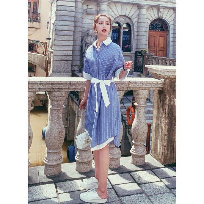 福袋セール レディース シャツワンピース 超p祭sale ファッション リボン 重ね着風 ティアード 半袖 ミモレ丈 夏服 春 女性 50代 40代 30代 代 ワンピース ワンピース サイズ Xl Lifeinlacruz Com