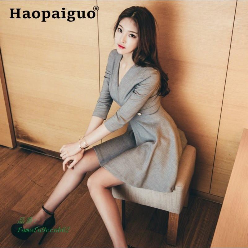 19 夏 Ol 事務 ドレス 女性 V ネックコル セット プリーツ ミニ ドレス クラブ 女性 A ライン カジュアル ドレスプラス サイズ グループ上 レディース 衣 Www Imotivarna Bg