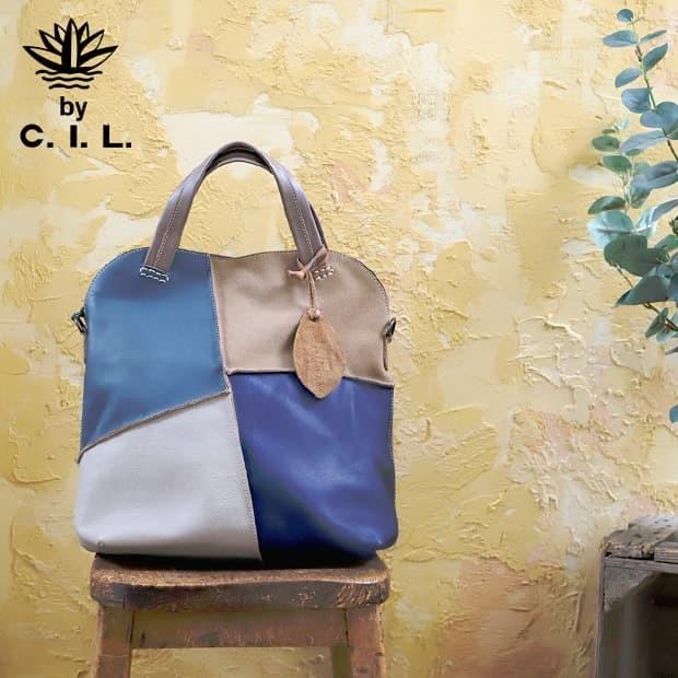 C.I.L. パッチワーク トートバッグ レディース ショルダーバッグ
