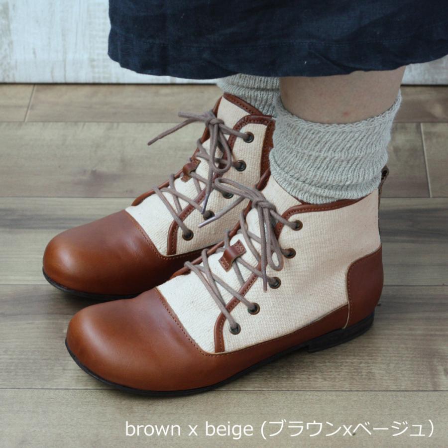 【Outlet65%OFF】Diu ディウ 4597｜ブーツ ショートブーツ レースアップ オブリーク | Diu | 11