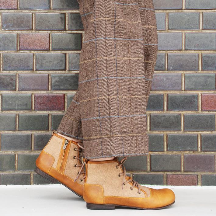 【Outlet65%OFF】Diu ディウ 4597｜ブーツ ショートブーツ レースアップ オブリーク | Diu | 02