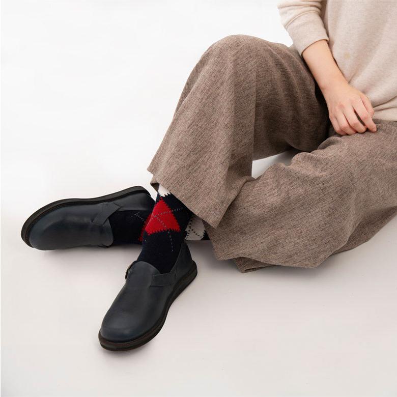 Diu（ディウ） スリッポンシューズ 本革 レザー シューズ レディース