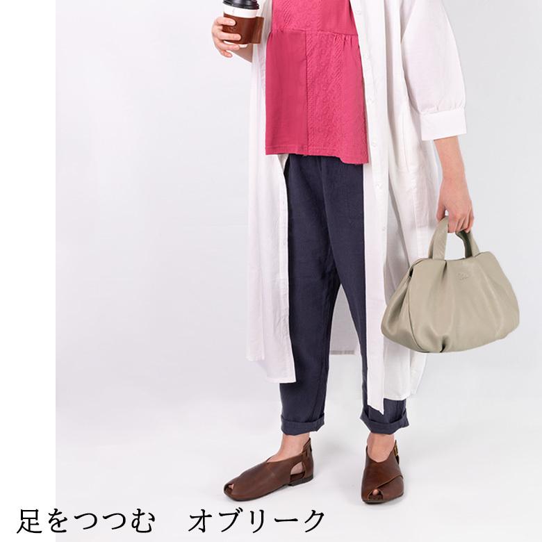 Diu レザーサンダル クロスサンダル レディース オブリーク