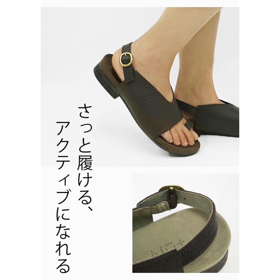 TODAYFUL レザートングサンダル　1回着用　38 TODAYFUL(トゥデイフル)の「Tong Leather Sandals」 - PARTE