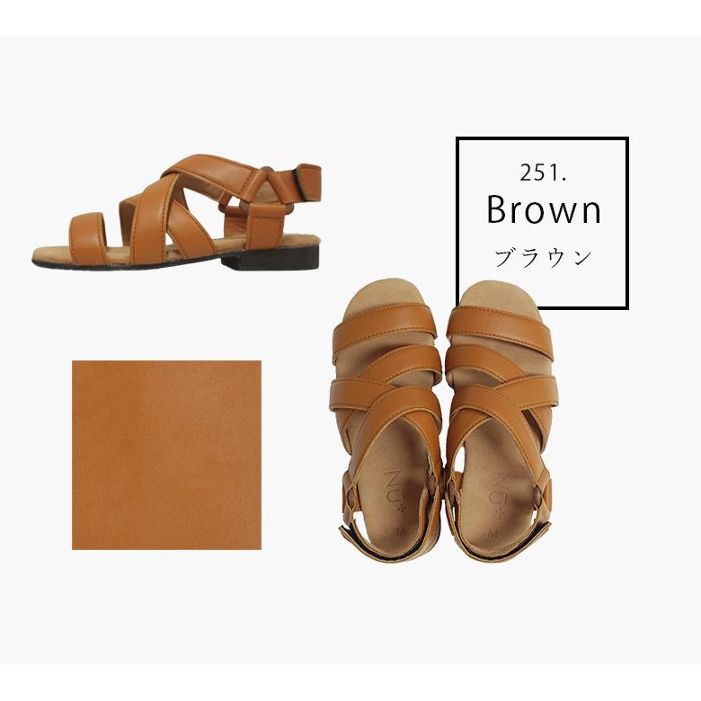 NU+ 【Outlet50%OFF】 トングサンダル フラットサンダル メッシュ