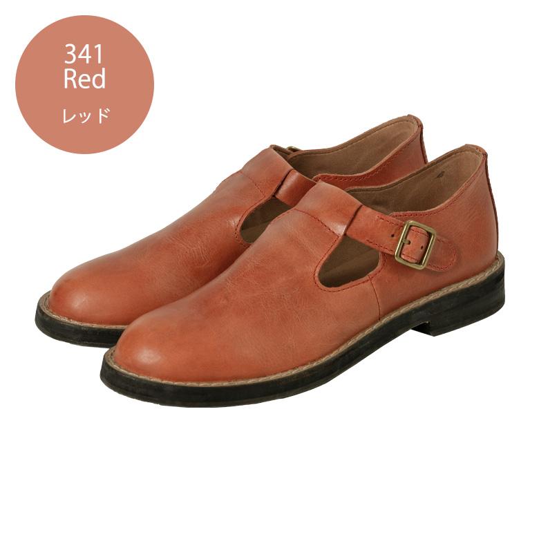NU+ 【Outlet30%OFF】 Tストラップシューズ レザー シューズ 