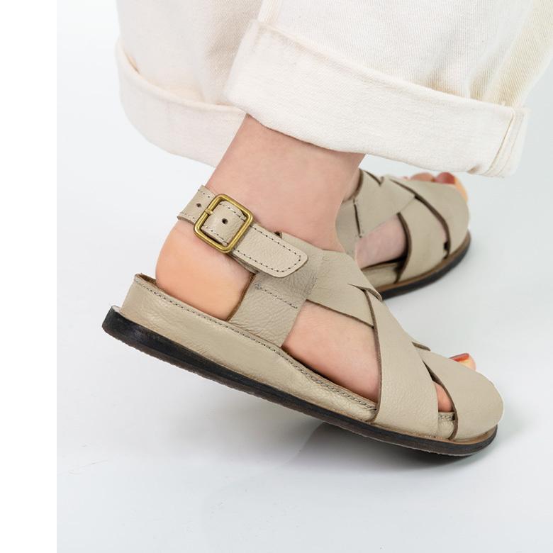 Diu メッシュサンダル 本革 レザー サンダル レディース 20代
