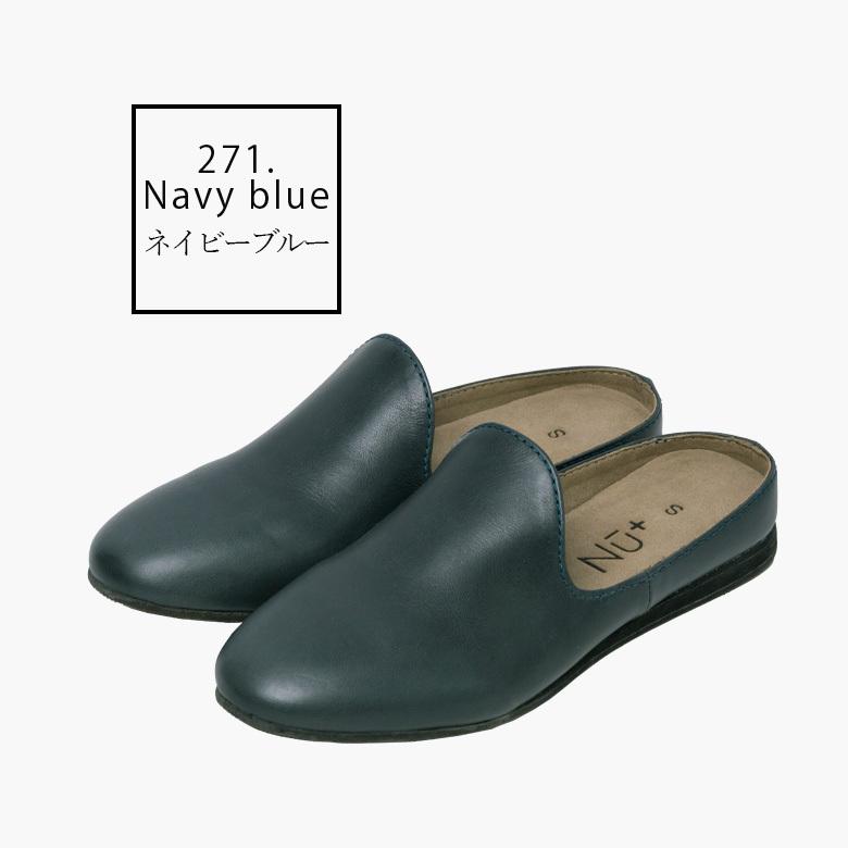 NU+ 【Outlet30%OFF】 本革 牛革 レザー ミュール レディース レザー