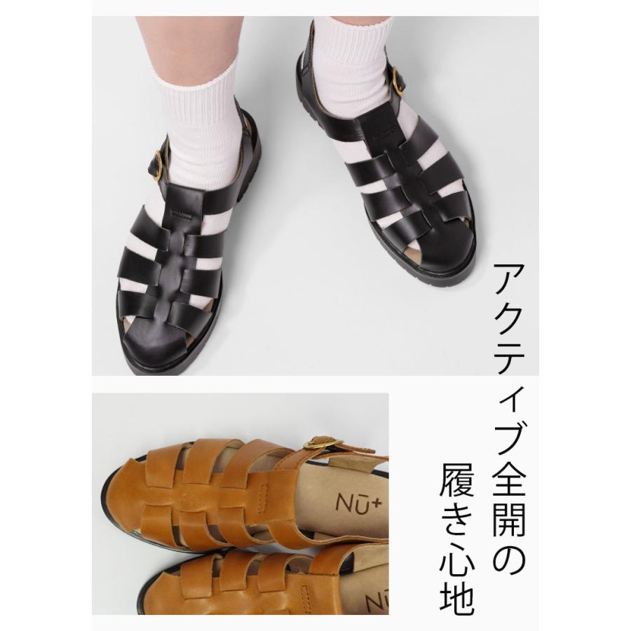 NU+ グルカサンダル レディース 40代 本革 牛革 レザーサンダル NU+ グルカサンダル レディース 40代 本革 牛革 レザーサンダル