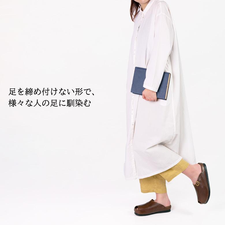 Diu サボサンダル つっかけ 本革 レザー サンダル レディース 20