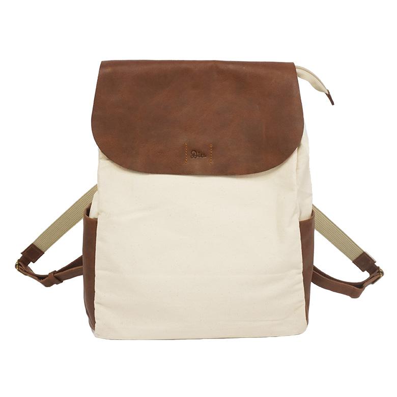 リュック 本革 レザー 綿 コットン バッグ レディース ナチュラル シンプル 旅行 通勤 誕生日 使いやすい 大容量 Diu ディウ 124D7733 Alerce(アレルセ) | Diu | 12