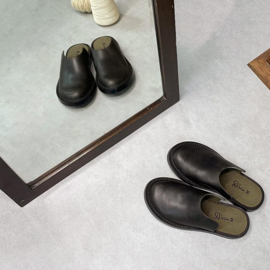 Diu（ディウ） サボサンダル 本革 レザー サンダル レディース 20代