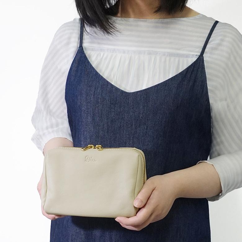 Diu（ディウ） お財布ショルダー 本革 レザー バッグ ウォレットバッグ