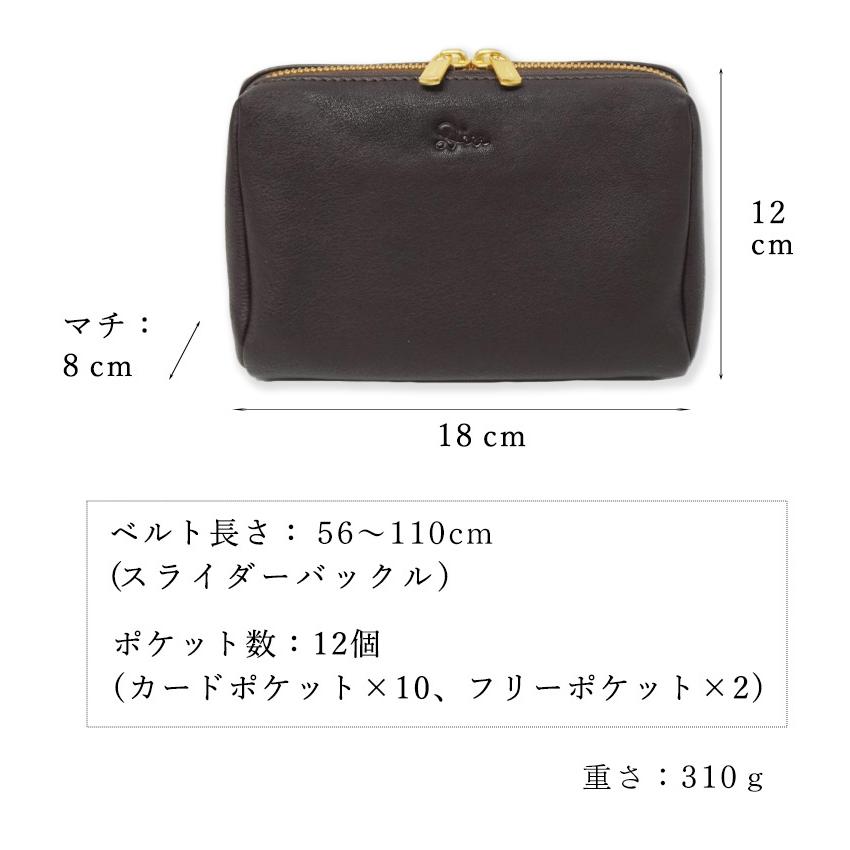 Diu（ディウ） お財布ショルダー 本革 レザー バッグ ウォレットバッグ
