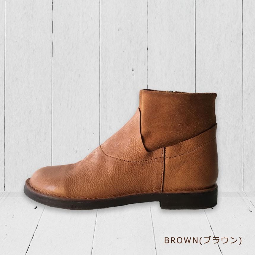 Diu（ディウ） レザーブーツ ショートブーツ レディース ローヒール 本