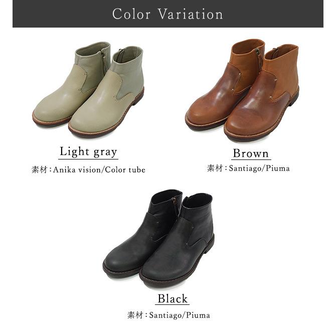 Diu（ディウ） 【Outlet50%OFF】 レザーブーツ ショートブーツ 