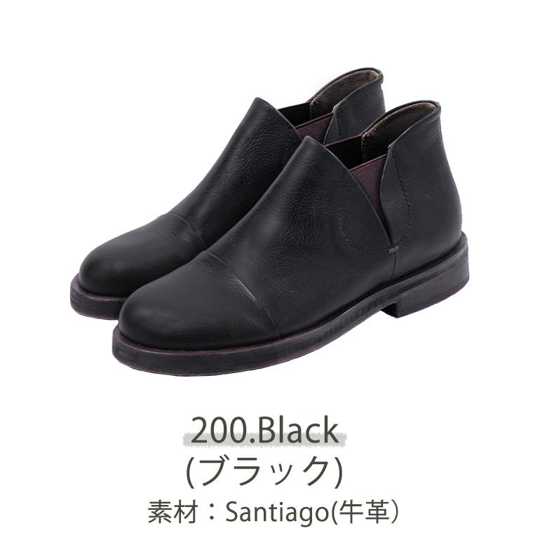 Diu（ディウ） レザー ブーツ レディース 本革 サイドゴア ショート