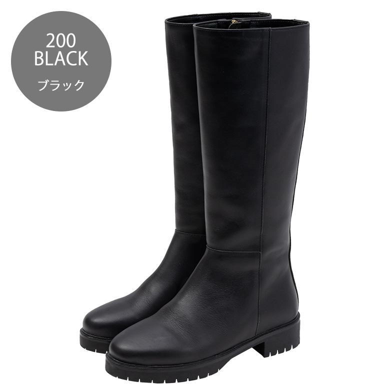 NU+ 【Outlet35%OFF】 ロングブーツ レザーブーツ レザー ブーツ