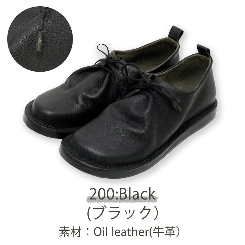 Diu（ディウ） くしゅくしゅシューズ 本革 レザー シューズ レディース