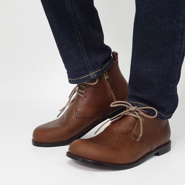 本革 レザー ブーツ ショートブーツ レディース シューズ レースアップ 牛革 革靴 オブリーク 歩きやすい 疲れない Diu ディウ 324D4622 Pensee(パンセ) | Diu | 10