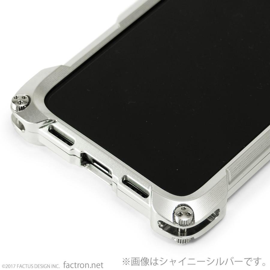 FACTRON ワイヤレス充電対応 Quattro for iPhone X HD シャイニーシルバー×【FLASH東京回路線図 ピンク】 超々ジュラルミン｜factron｜04
