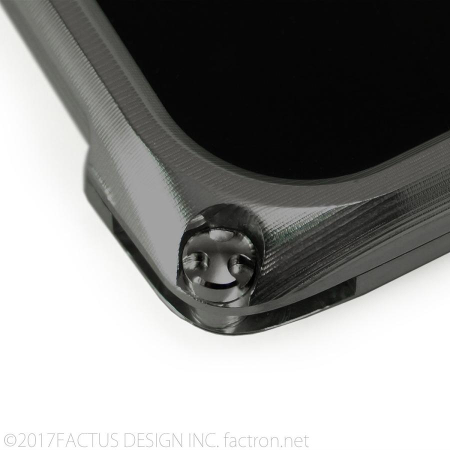 iPhone11ProMax 超ジュラルミンジャケット FACTRON SIMPLEX for iPhone11ProMax Black on BlackCarbon FA-M-848｜factron｜06