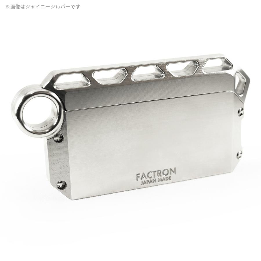FACTRON チタニウム(チタン)削り出し高級カードケース 名刺 FACTRON チタニウム(チタン)削り出し高級カードケース 名刺
