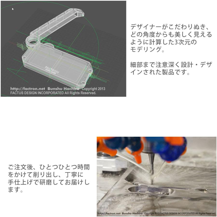 FACTRON  チタニウム（チタン）削り出し高級カードケース 名刺ケース 名刺入れ TRUSS リアルチタン FA-S-004の画像