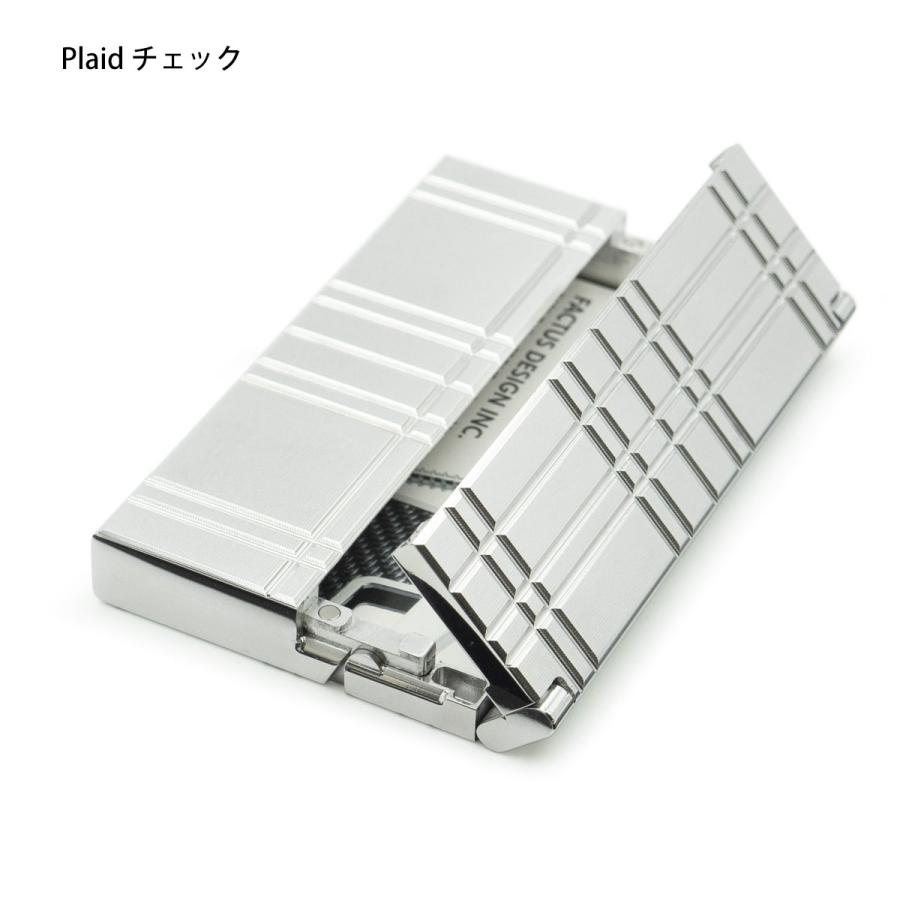 FACTRON ジュラルミン削り出し高級カードケース 名刺ケース 名刺入れ