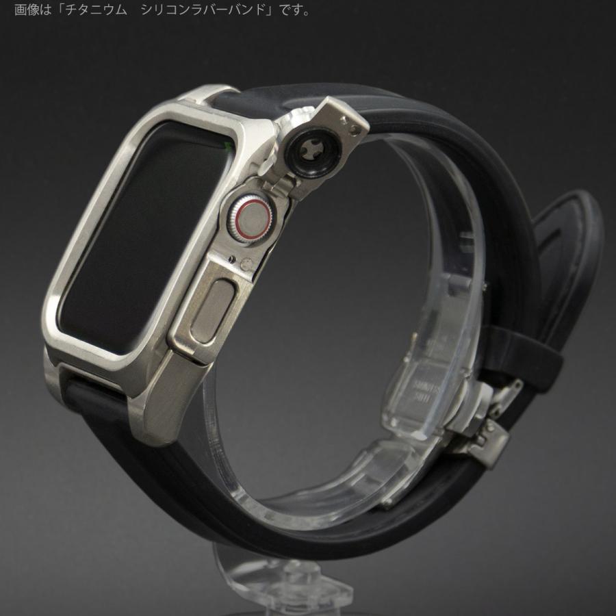 AppleWatch4,5,6用 40mmケース 心電図App対応 FACTRON Next for AppleWatch6 サージカルステンレス316L ブラウンレザーバンド FA-W-059｜factron｜03